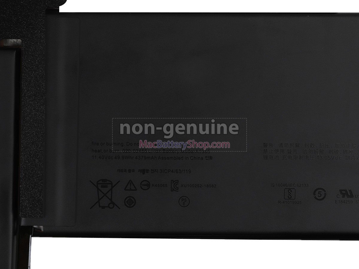 Apple MacBook Air 13 inch A1932(EMC 3184) battery replacement